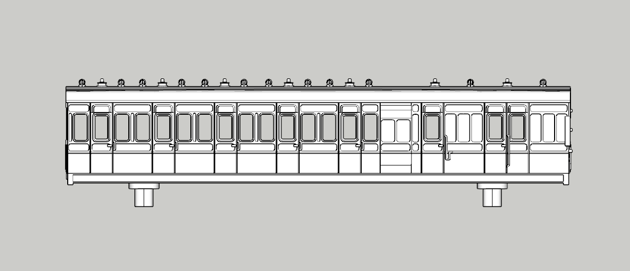 (image for) LSWR 48ft 5 cmpt Brake Third - sw606